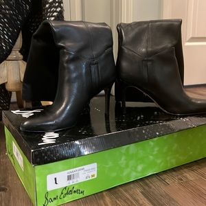 Black Leather Dress boot